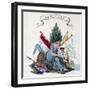 Banner Displayed During Horatio Nelson's Funeral Processio, England-null-Framed Giclee Print