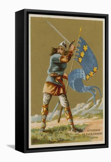 Banner of Charlemagne-null-Framed Stretched Canvas