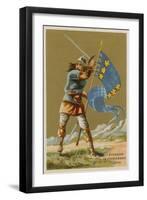 Banner of Charlemagne-null-Framed Giclee Print