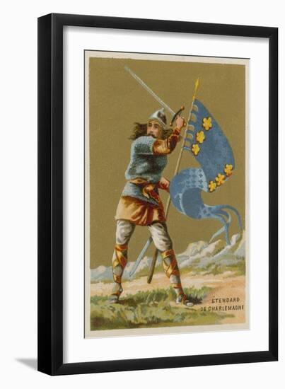 Banner of Charlemagne-null-Framed Giclee Print