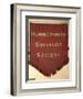 Banner of the Hammersmith Socialist Society-William Morris-Framed Giclee Print