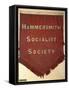 Banner of the Hammersmith Socialist Society-William Morris-Framed Stretched Canvas