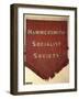 Banner of the Hammersmith Socialist Society-William Morris-Framed Giclee Print