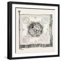 Banner of the Royal Society of Choirs of Ghent, Belgium. 1855-null-Framed Giclee Print