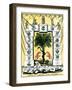 Banner of the Secession Convention in Charleston, South Carolina, c.1860-null-Framed Giclee Print