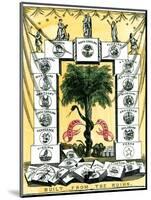 Banner of the Secession Convention in Charleston, South Carolina, c.1860-null-Mounted Giclee Print