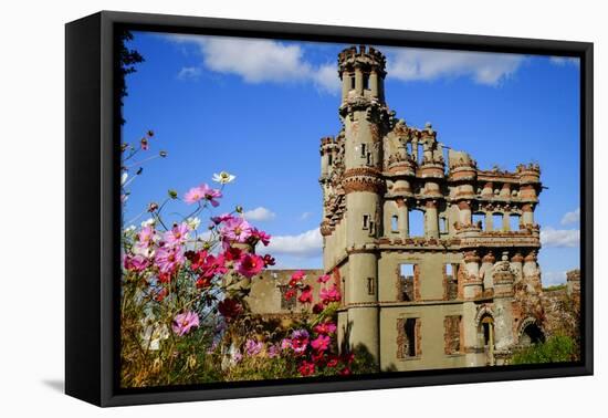 Bannerman's Castle on Bannerman Island, New York. Usa-Julien McRoberts-Framed Stretched Canvas