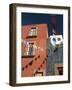 Banners in Street, San Miguel De Allende, Mexico-Nancy Rotenberg-Framed Photographic Print