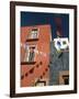 Banners in Street, San Miguel De Allende, Mexico-Nancy Rotenberg-Framed Photographic Print