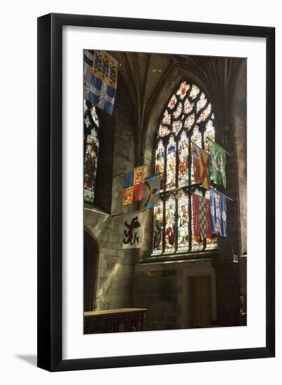 Banners of the Knights of the Order of the Thistle-Nick Servian-Framed Photographic Print