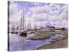 Banning Wharf, Ca. 1880-Stanton Manolakas-Stretched Canvas