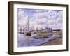 Banning Wharf, Ca. 1880-Stanton Manolakas-Framed Giclee Print