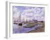 Banning Wharf, Ca. 1880-Stanton Manolakas-Framed Giclee Print