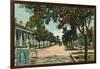 Banos Street, Havana, Cuba, C1910-null-Framed Giclee Print