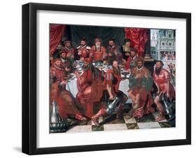 Banquet, 1574-Antoon Claeissens-Framed Giclee Print