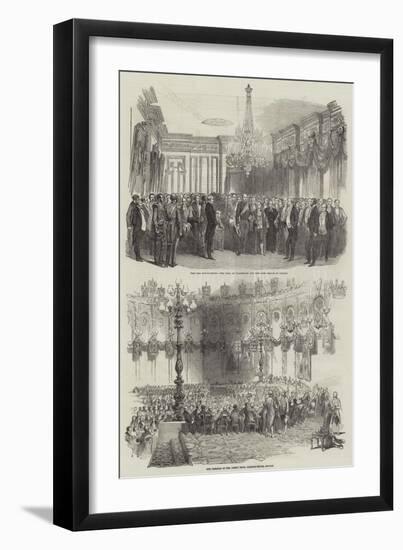 Banquet at Mansion House in Dublin-null-Framed Giclee Print
