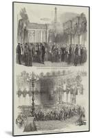 Banquet at Mansion House in Dublin-null-Mounted Giclee Print