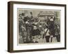 Banquet at Portsmouth to the Troops Home from the Ashantee War-Joseph Nash-Framed Giclee Print