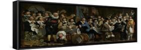 Banquet at the Crossbowmens Guild-Bartholomeus Van Der Helst-Framed Stretched Canvas