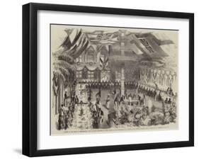 Banquet at the Hotel Du Gouvernement-William Carpenter-Framed Giclee Print