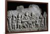 Banquet, Bas-Relief, Roman Civilisation, 3rd Century-null-Framed Giclee Print