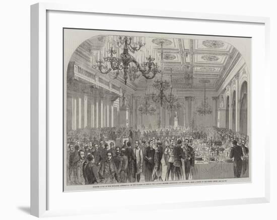 Banquet Given at the Exchange-null-Framed Giclee Print
