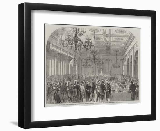 Banquet Given at the Exchange-null-Framed Giclee Print