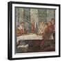 Banquet Given by Bartolomeo Colleoni for King Christian I of Denmark, 1520-30-Girolamo Romanino-Framed Giclee Print