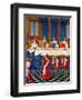 Banquet Given by Charles V (1338-80) in Honour of His Uncle Emperor Charles IV in 1378, circa 1460-Jean Fouquet-Framed Giclee Print