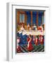 Banquet Given by Charles V (1338-80) in Honour of His Uncle Emperor Charles IV in 1378, circa 1460-Jean Fouquet-Framed Giclee Print