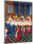 Banquet Given by Charles V (1338-80) in Honour of His Uncle Emperor Charles IV in 1378, circa 1460-Jean Fouquet-Mounted Giclee Print