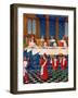 Banquet Given by Charles V (1338-80) in Honour of His Uncle Emperor Charles IV in 1378, circa 1460-Jean Fouquet-Framed Giclee Print