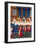 Banquet Given by Charles V (1338-80) in Honour of His Uncle Emperor Charles IV in 1378, circa 1460-Jean Fouquet-Framed Giclee Print