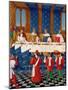 Banquet Given by Charles V (1338-80) in Honour of His Uncle Emperor Charles IV in 1378, circa 1460-Jean Fouquet-Mounted Giclee Print