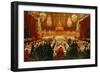 Banquet Given by the Corporation of London to the Prince Regent, the Emperor of Russia and the…-Luke Clennell-Framed Giclee Print