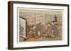 Banquet in a Wealthy Household, 1770-74-Isoda Koryusai-Framed Giclee Print