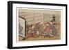 Banquet in a Wealthy Household, 1770-74-Isoda Koryusai-Framed Giclee Print