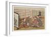 Banquet in a Wealthy Household, 1770-74-Isoda Koryusai-Framed Giclee Print