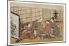 Banquet in a Wealthy Household, 1770-74-Isoda Koryusai-Mounted Giclee Print