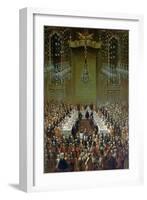 Banquet in the Redoutensaal, Vienna, 1760-Martin II Mytens or Meytens-Framed Giclee Print