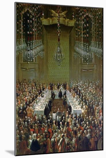 Banquet in the Redoutensaal, Vienna, 1760-Martin II Mytens or Meytens-Mounted Giclee Print