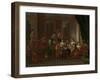 Banquet of Distinguished Turkish Women-Jean Baptiste Vanmour-Framed Art Print