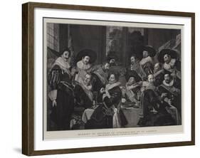 Banquet of Officers of Arquebusiers of St Andrew-Frans Hals-Framed Giclee Print