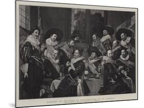 Banquet of Officers of Arquebusiers of St Andrew-Frans Hals-Mounted Giclee Print