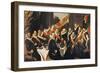 Banquet of Officers of Civic Guard of St George at Haarlem-Frans Hals-Framed Giclee Print