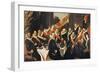 Banquet of Officers of Civic Guard of St George at Haarlem-Frans Hals-Framed Giclee Print