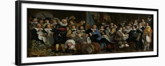 Banquet of the Crossbowmen's Guild in Celebration of the Treaty of Munster, 1648-Bartolomeus Van Der Helst-Framed Giclee Print