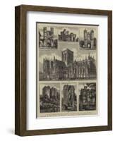 Banquet of the Mayors of England and Wales at York, Sketches in the City-Henry William Brewer-Framed Giclee Print