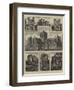 Banquet of the Mayors of England and Wales at York, Sketches in the City-Henry William Brewer-Framed Giclee Print