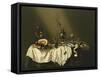 Banquet Piece with Ham, 1656-Willem Claesz Heda-Framed Stretched Canvas